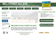 Tablet Screenshot of millstvillage.com